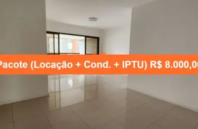 Apartamento para locação em salvador-ba, patamares: 4 quartos, 3 suítes, 2 salas, 5 banheiros, 3 vagas, 154m².
