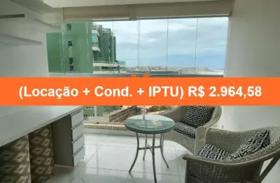Aluguel de apartamento de 1 quarto e 1 suíte na armação, salvador-ba, com 2 salas, 1 banheiro e 1 vaga de garagem!