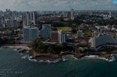 Apartamento à venda em salvador-ba: 1 quarto, 1 sala, 1 banheiro, 1 vaga, 53m² em ondina!