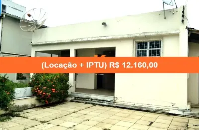 Casa comercial na pituba: 3 quartos, 2 salas, 3 banheiros - 360m² - locação em salvador-ba