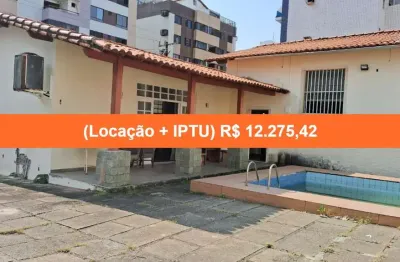 Casa comercial para locação em salvador-ba, costa azul - 3 quartos, 1 suíte, 2 salas, 4 banheiros, 3 vagas, 265m².