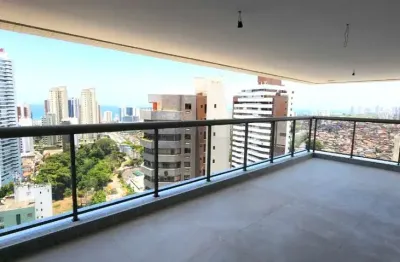 Apartamento à venda em salvador-ba, horto florestal: 4 quartos, 4 suítes, 2 salas, 6 banheiros, 3 vagas de garagem, 173m².