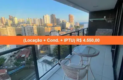 Apartamento para locação na barra, salvador-ba! 1 quarto, 1 sala, 1 banheiro, 1 vaga de garagem, 37m². confira já!