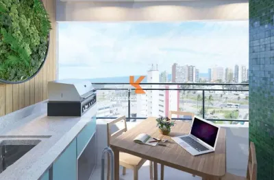 Apartamento à venda em salvador-ba: 2 quartos, 1 suíte, 2 salas, 2 banheiros, 1 vaga na armação - 63,98 m².