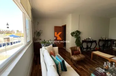 Apartamento à venda na barra, salvador-ba, 4 quartos, 1 suíte, 2 salas, 4 banheiros, 153m², 1 vaga!