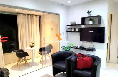 Apartamento à venda no rio vermelho, salvador-ba, com 1 quarto, 1 sala, 2 banheiros, 1 vaga de garagem e 57m².