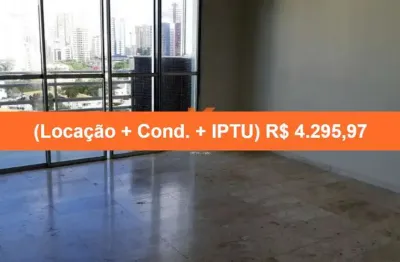 Apartamento para locação em salvador-ba, no itaigara: 3 quartos, 1 suíte, 2 salas, 4 banheiros, 2 vagas de garagem e 140m².