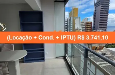 Apartamento com 1 quarto para alugar na avenida sete de setembro, --, vitória, salvador, 26 m2 por r$ 3.000