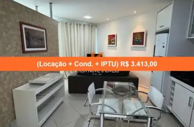 Apartamento para locação no coração de salvador-ba, bairro caminho das árvores: 1 quarto, 1 sala, 1 banheiro, 1 vaga de garagem, 44,45 m² de área.