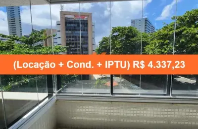 Aluguel de apartamento 1 quarto em ondina, salvador-ba - 53m² - 1 vaga na garagem