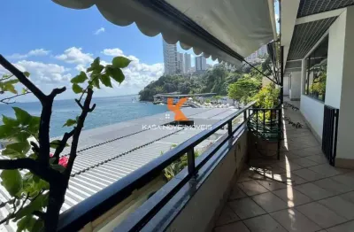 Apartamento na barra: 3 quartos, 3 suítes, 2 salas, 5 banheiros, 5 vagas de garagem, 340m² - salvador-ba