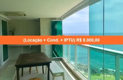 Apartamento para locação em ondina, salvador-ba: 2 quartos, 1 suíte, 2 salas, 3 banheiros, 2 vagas de garagem, 90m² de área.