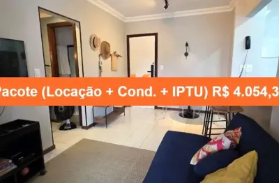 Apartamento para locação na barra, salvador-ba: 1 quarto, 1 sala, 1 banheiro, garagem e 41,59 m² de área, a vista mar!
