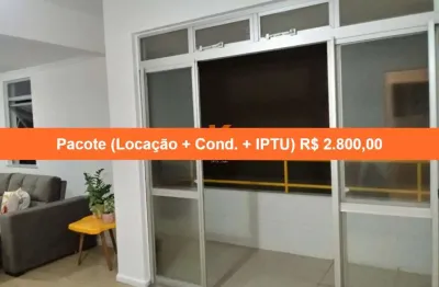 Apartamento para locação no costa azul, salvador-ba: 2 quartos, 1 suíte, 2 salas, 3 banheiros e vaga de garagem!