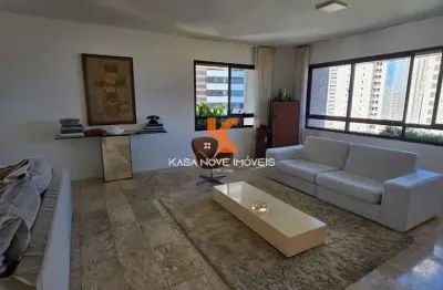 Apartamento de luxo no horto florestal: 4 quartos, 4 suítes, 3 salas, 6 banheiros, 4 vagas, 272m² - salvador-ba.