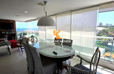 Venda de apartamento de luxo em patamares, salvador-ba: 3 quartos, 3 suítes, 2 salas, 4 banheiros, 3 vagas, 140m².