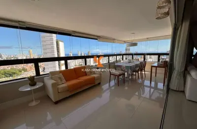 Apartamento de luxo na graça: 2 quartos, 2 suítes, 2 salas, 5 banheiros, 2 vagas de garagem, 140m² - salvador-ba.