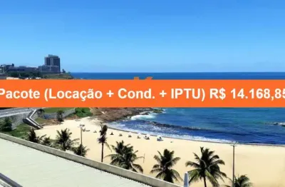 Apartamento de luxo para locação no Rio Vermelho, Salvador-BA: 4 quartos, 4 suítes, 3 salas, 7 banheiros, 4 vagas de garagem, 267m².