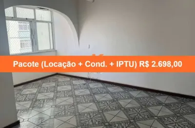 Apartamento para locação na Pituba, Salvador-BA: 3 quartos, 2 salas, 2 banheiros, 1 vaga de garagem, 105m².