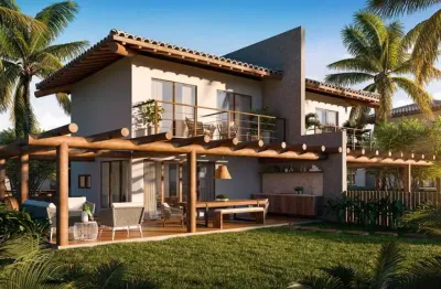 Casa de luxo em condomínio à venda em praia do forte, mata de são joão-ba: 2 quartos, 2 suítes, 2 salas, 3 banheiros, 2 vagas, 135m².