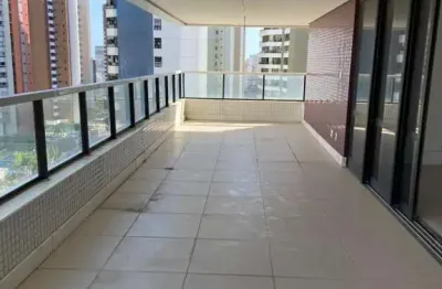 Apartamento de luxo com 4 suítes e 5 vagas de garagem no horto florestal, salvador-ba