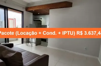 Aluguel de Apartamento na Vitória, Salvador-BA: 1 quarto, 1 sala, 1 banheiro, 1 vaga, 45m² de luxo e conforto!