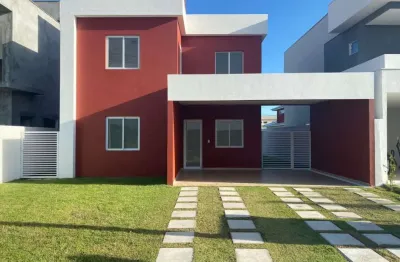 Casa em condomínio à venda em camaçari-ba, jardim limoeiro: 3 quartos, 2 suítes, 2 salas, 4 banheiros, 2 vagas, 203m².