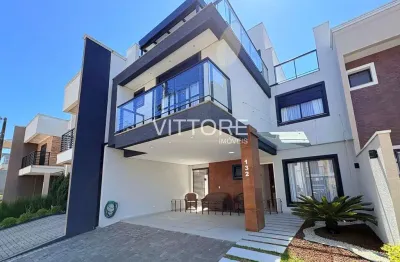 Sobrado em condomínio fechado 186m² - 04 dormitórios - costeira - são josé dos pinhais