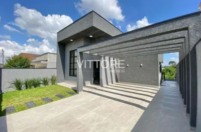 Casa nova semimobiliada 107m² - 03 dormitórios - cruzeiro - são josé dos pinhais