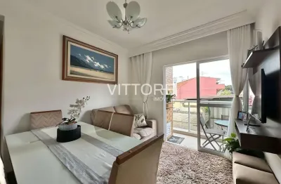 Apartamento mobiliado 49m² - 02 dormitórios - pedro moro - são josé dos pinhais