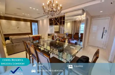 Cond.  reserva inglesa  london - condomínio reserva inglesa london 03 suítes,
alto padrão, c/ 134m².use fgts