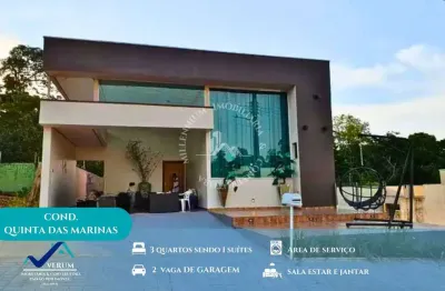 Cond. quinta das marinas - cond. quinta das marinas 4 qtos sendo 3suítes 170 m².