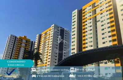Cond. ilhas gregas - condomínio ilhas gregas clube 3 quarto com 94m²