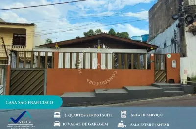 Casa em via pública, b. são francisco, 04 qts, modulados, climatizada e 08 vgs, manaus - am