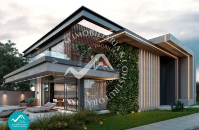 Cond. quinta das marinas - cond. quinta das marinas, casa duplex, 04 suítes, terreno + planta personalizada, manaus am.