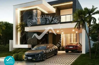 Cond. alphaville 1 - cond. alphaville i, casa duplex, 04 suítes, terreno + planta personalizada, ponta negra, manaus am.
