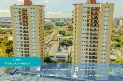 Cond. thiago de mello - cond. thiago de melo - 03 qtos sendo 01 suíte 2 semi suítes c/ 110 m²