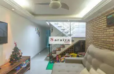 Sobrado com 2 dormitórios à venda, 108 m² por r$ 636.000,00 - rudge ramos - são bernardo do campo/sp