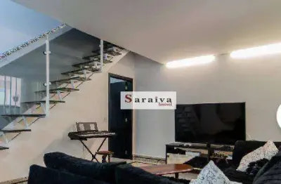 Sobrado com 3 dormitórios à venda, 200 m² por r$ 1.200.000,00 - vila homero thon - santo andré/sp