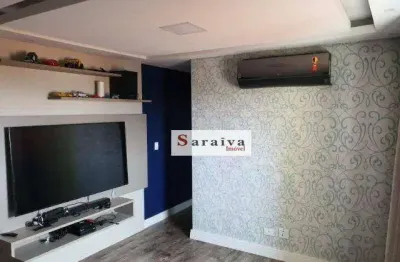 Cobertura com 2 dormitórios à venda, 106 m² por r$ 605.000,00 - parque erasmo assunção - santo andré/sp