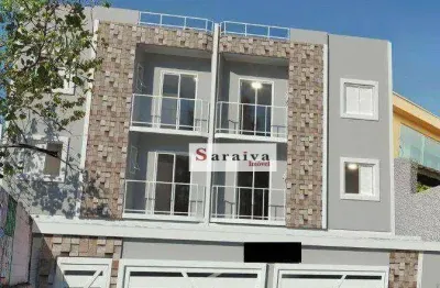 Cobertura à venda, 57 m² por r$ 460.000,00 - jardim utinga - santo andré/sp