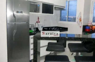 Apartamento com 2 dormitórios à venda, 49 m² por r$ 330.000,00 - vila palmares - santo andré/sp