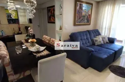 Apartamento com 2 dormitórios à venda, 72 m² por r$ 615.000,00 - vila valparaíso - santo andré/sp