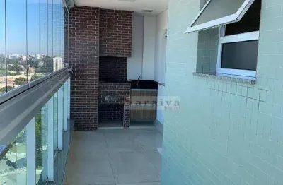 Apartamento com 1 dormitório para alugar, 52 m² por r$ 3.150,00/mês - jardim hollywood - são bernardo do campo/sp