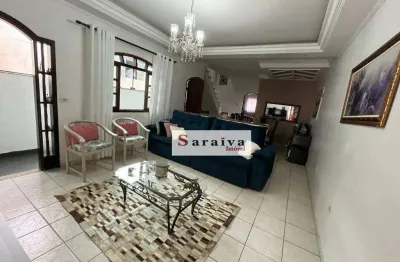 Sobrado com 4 dormitórios à venda, 300 m² por r$ 1.272.000,00 - vila camilópolis - santo andré/sp