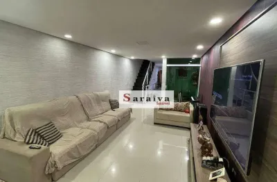 Sobrado com 3 dormitórios à venda, 250 m² por r$ 990.000,00 - vila assunção - santo andré/sp