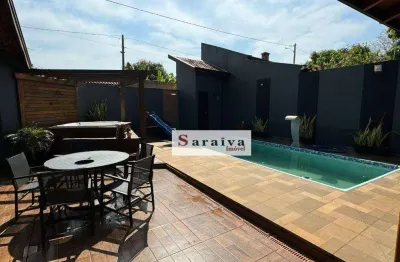 Casa com 2 dormitórios à venda, 200 m² por r$ 580.000,00 - ahumas  - jaú/sp