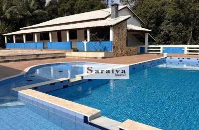 Chácara com 5 dormitórios à venda, 12000 m² por r$ 980.000,00 - riacho grande - são bernardo do campo/sp