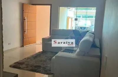 Sobrado com 3 dormitórios à venda, 210 m² por r$ 850.000,00 - jardim bom pastor - santo andré/sp