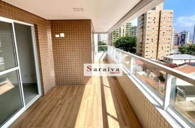 Apartamento com 2 dormitórios à venda, 79 m² por r$ 550.000,00 - tupi - praia grande/sp